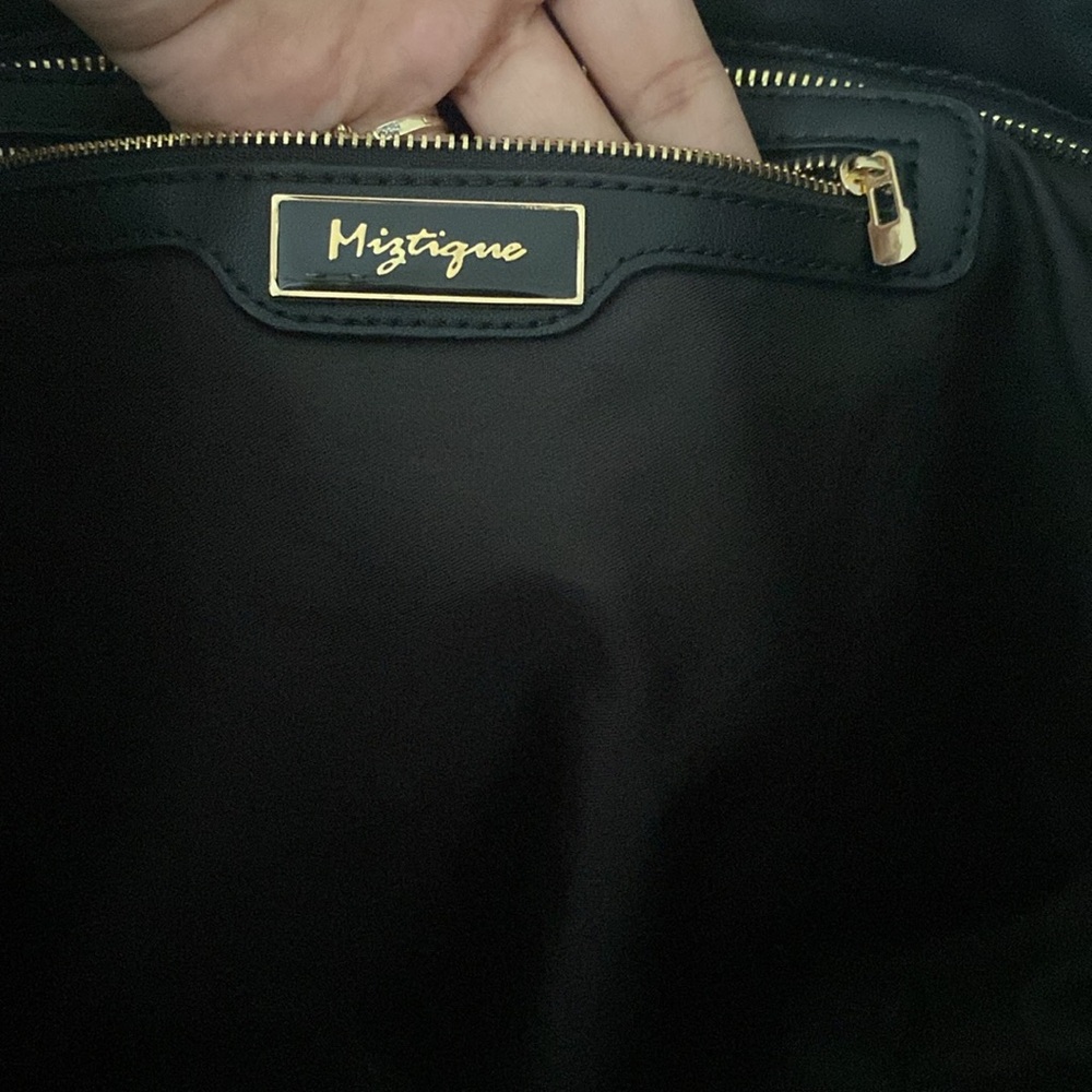 Myztique Cork tote. Beautiful pattern design on the other side. - Picture 2 of 8